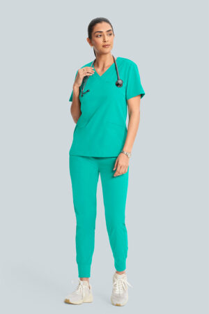 Short Sleeve V-Neck Scrub Set