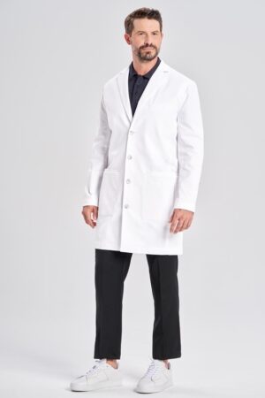 Slim Fit Lab Coat For Men