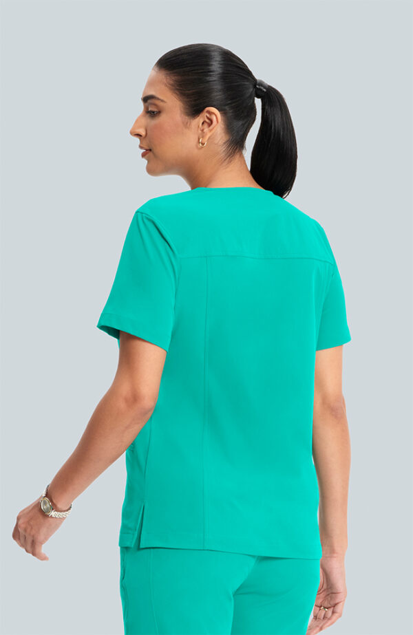 Short Sleeve V-Neck Scrub Set - Image 4