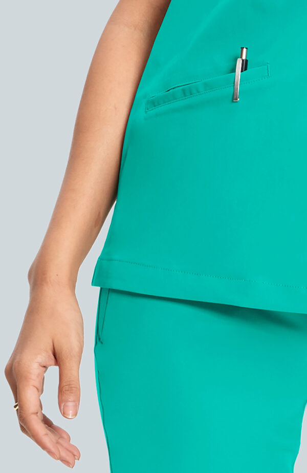 Short Sleeve V-Neck Scrub Set - Image 5