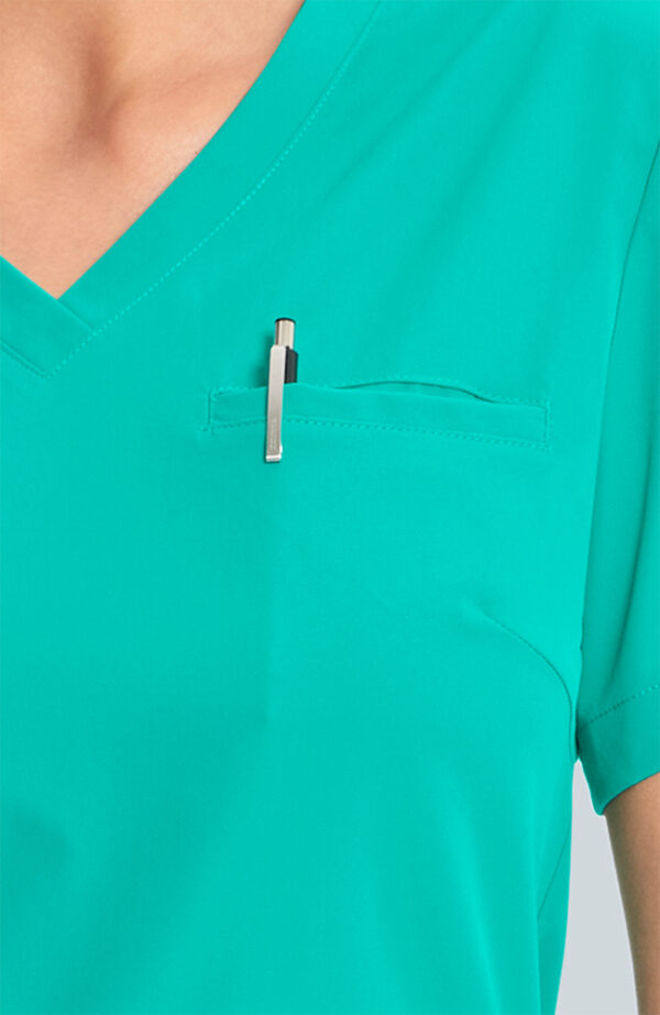 Short Sleeve V-Neck Scrub Set - Image 6